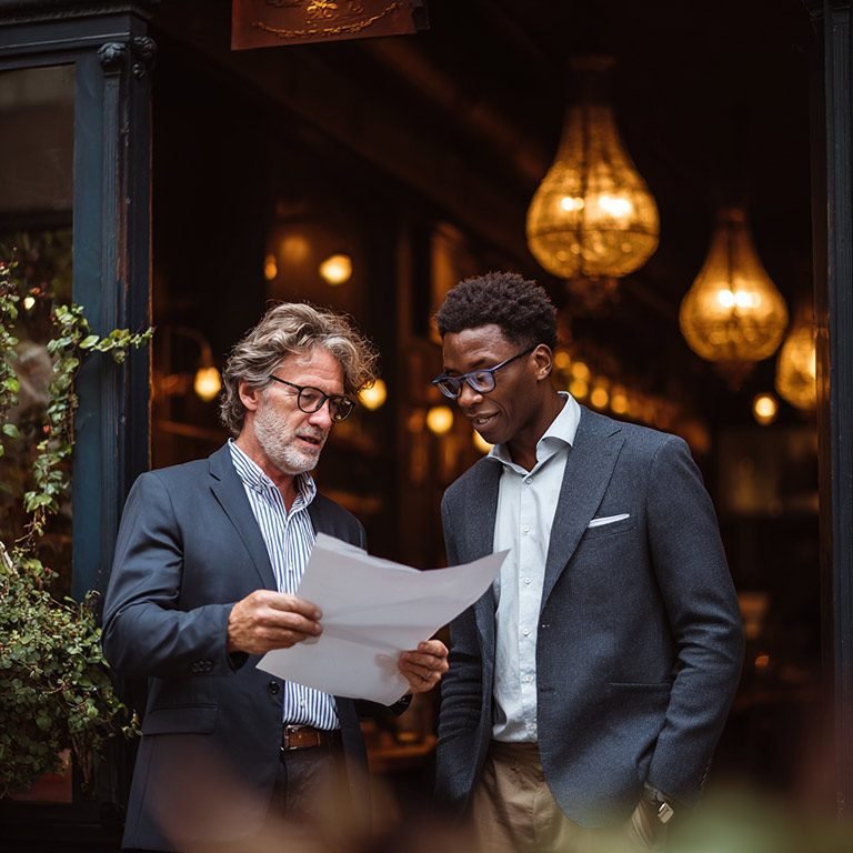 Discussing Buying a Business