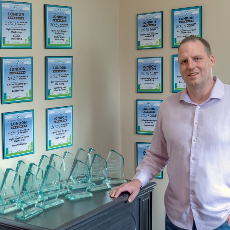 Mike with Awards Web Mike Faulds Business Coach